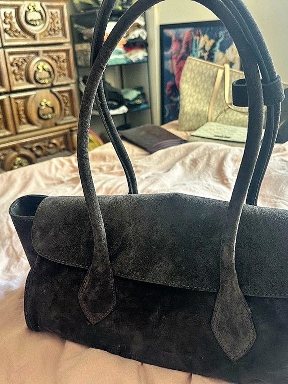 Divina Firenze Shoulder Bag in Black